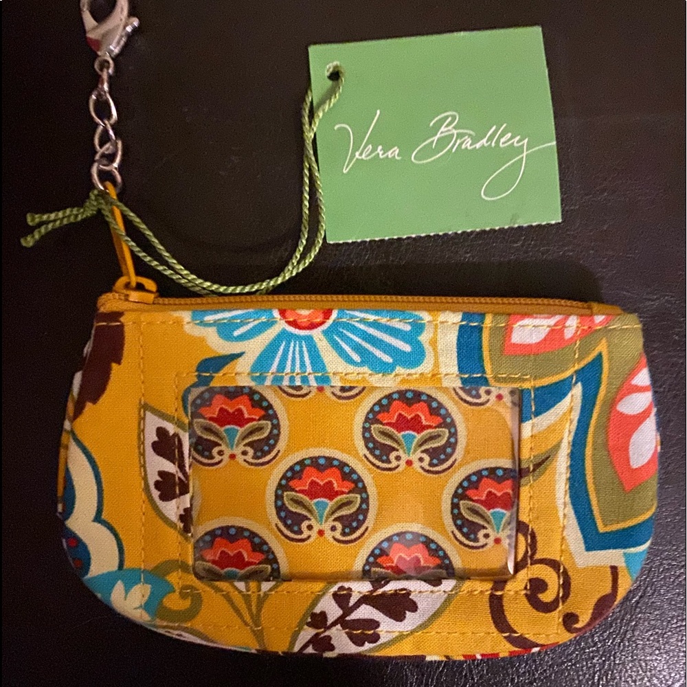 A Vera Bradley card holder/ID zipper.